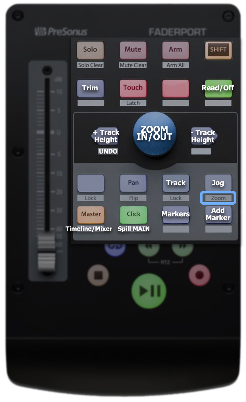 Presonus FaderPort MCU Control Surface Setup with LUNA – Universal