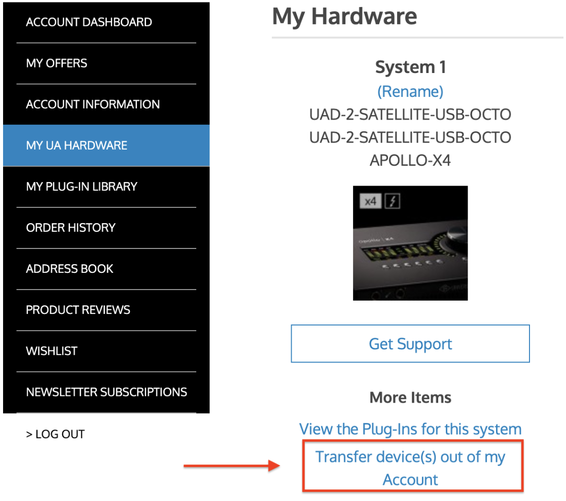 How To Transfer Ownership of UAD-2/Apollo Devices – Universal 