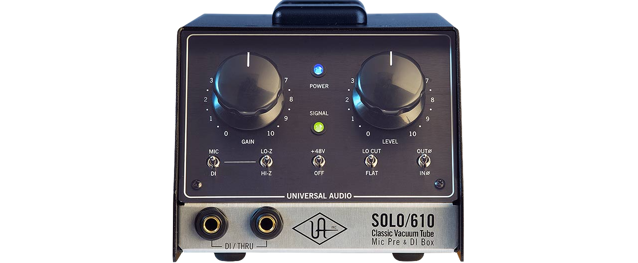 SOLO/610 Classic Tube Preamplifier & DI Box – Universal Audio