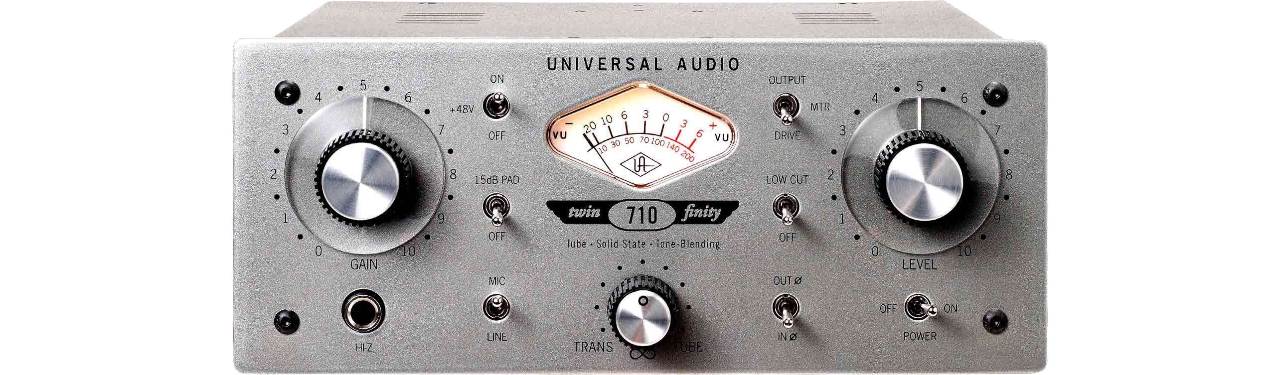 710 Twin-Finity Tone-Blending Mic Preamplifier – Universal Audio