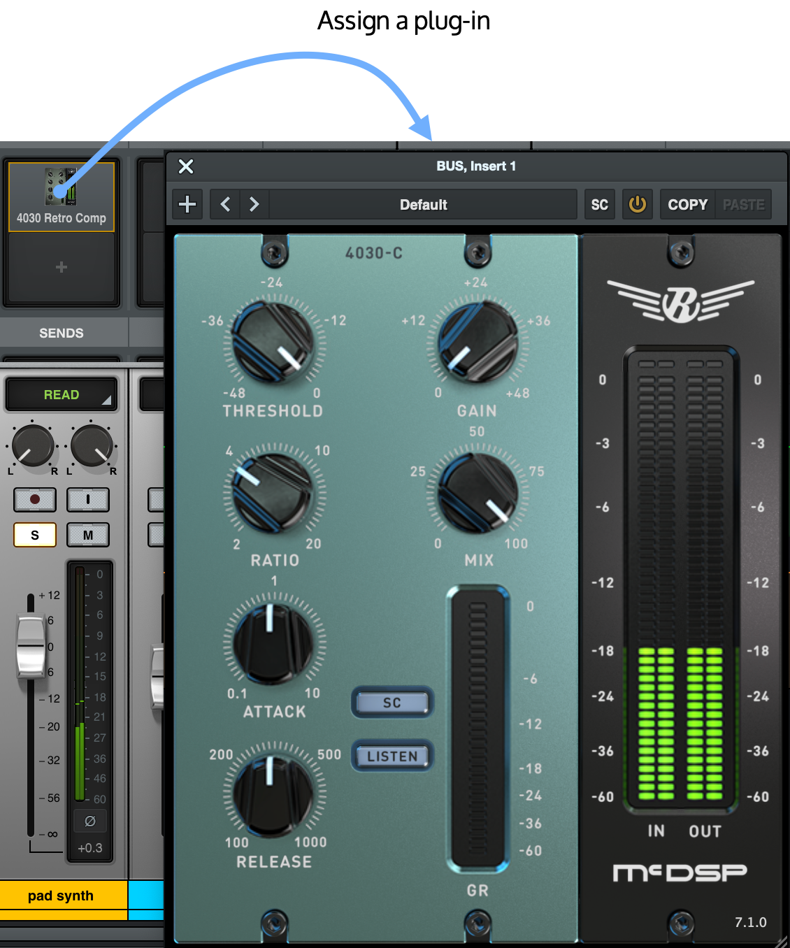 Sidechaining in LUNA Universal Audio Support Home
