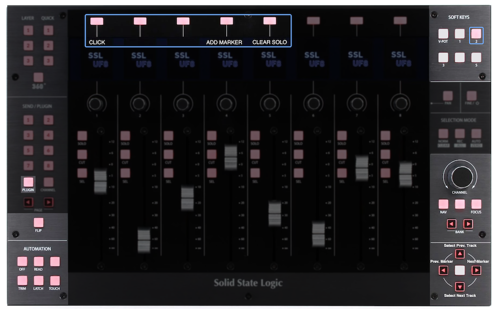 UF8 Contrôleur midi Ssl