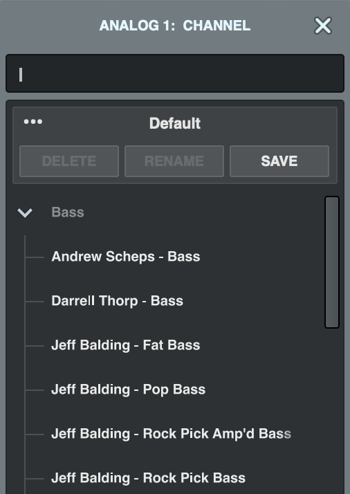 Channel Strip Presets – Universal Audio Support Home