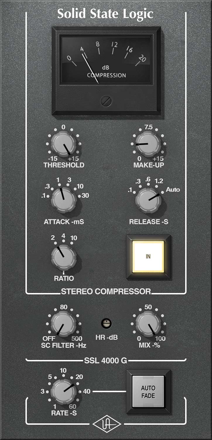 SSL 4000 G Bus Compressor Manual – Universal Audio Support Home