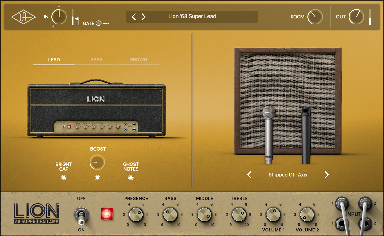 Lion '68 Super Lead Amp Manual – Universal Audio Support Home